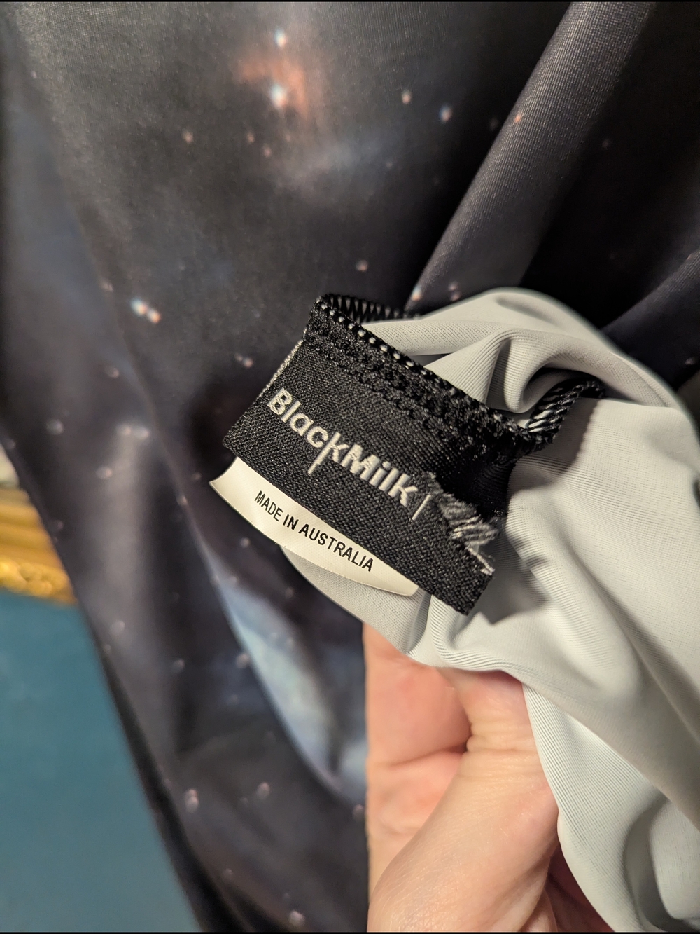 LAST CALL Blackmilk Australia Galaxy Scoop-Neck Bodycon Mini Dress - NASA Images - Picture 3 of 5